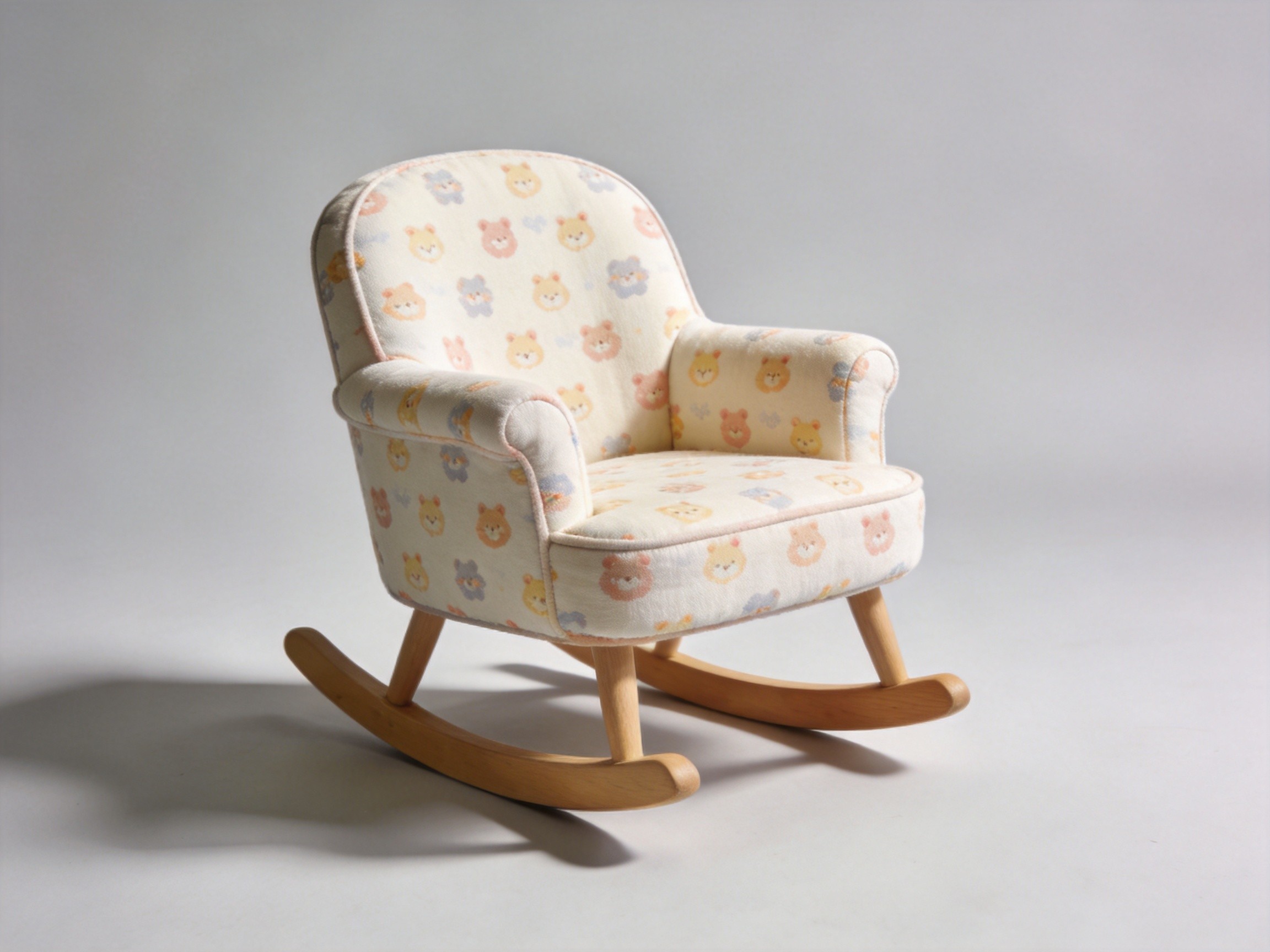 Upholstered Kids Rocking Chair